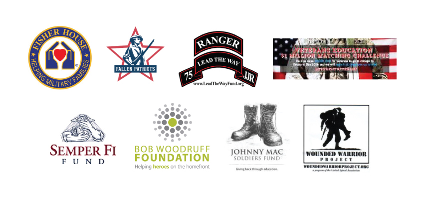 Service-Disabled Veterans support programs and initiatives that provide for higher education opportunities Fisher House Fallen Patriots Lead the Way Fund Semper Fi Fund Bob Woodruff Foundation Johnny Mac Soldiers Fund Wounded Warrior Project