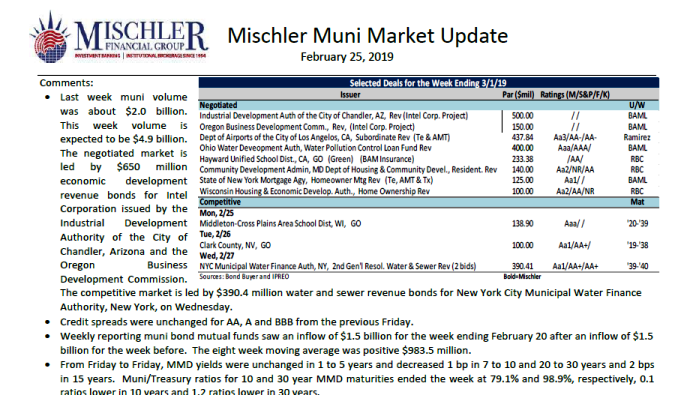 mischler-muni-market-new-issue-calendar-week-022519